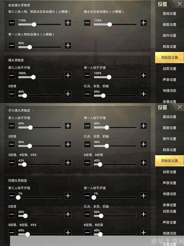 刺激战场灵敏度:绝地求生:刺激战场灵敏度设置攻略