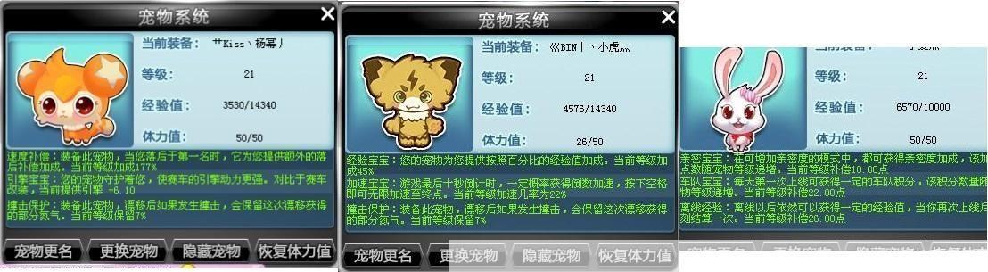 qq飞车宠物哪个好:QQ飞车宠物大比拼:哪个宠物最适合你?