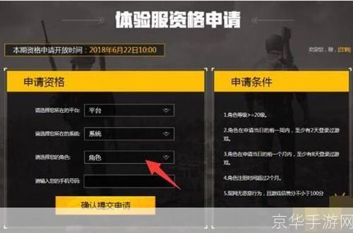 刺激战场体验服申请:刺激战场体验服申请攻略：抢先体验新玩法，成为游戏先锋！