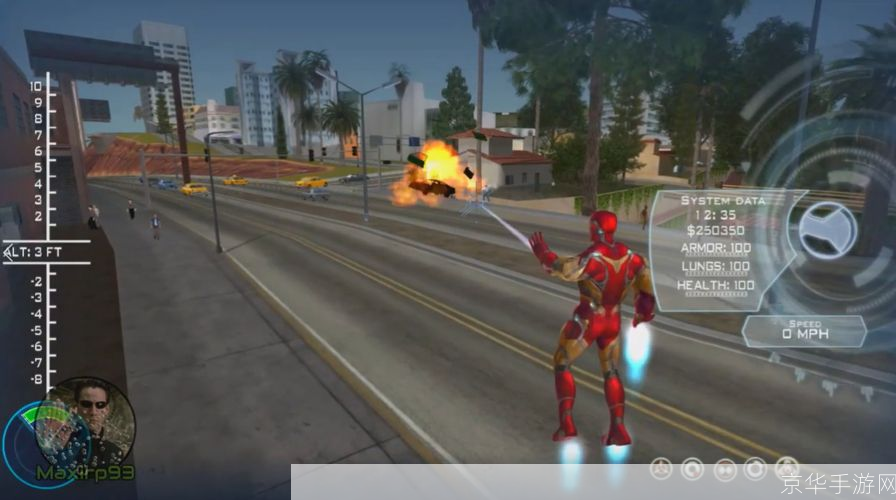 GTA4钢铁侠MOD:游戏自由度的极致演绎