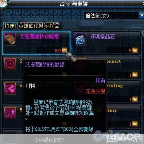DNFSAO礼包大揭秘:探索游戏内外的无限可能