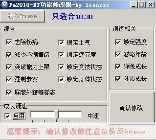 fm2010修改器:FM2010修改器探秘：游戏深度解析与无限可能