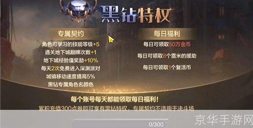 DNF黑钻盛宴:揭秘黑钻特权,探索无限可能