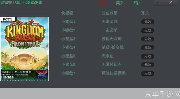 皇家守卫军修改器:游戏辅助工具详解