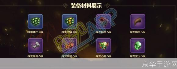 龙之谷材料大全