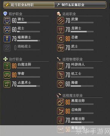 最终幻想14职业分析:多样选择与深度玩法