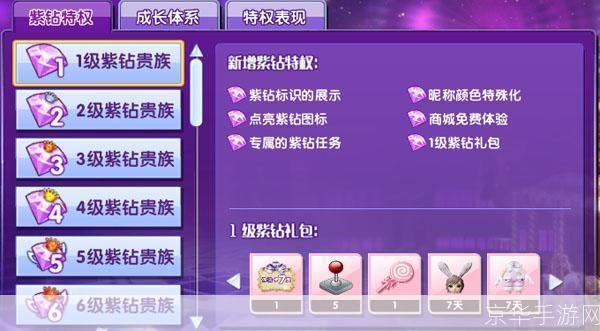 如何充分利用免费紫钻,提升游戏体验