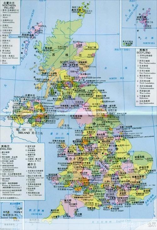 探索英国:高清中文版地图的详细指南