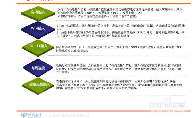 天翼宽带客户端的使用方法详解