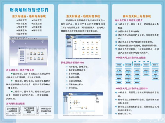 神州浩天软件的使用方法详解