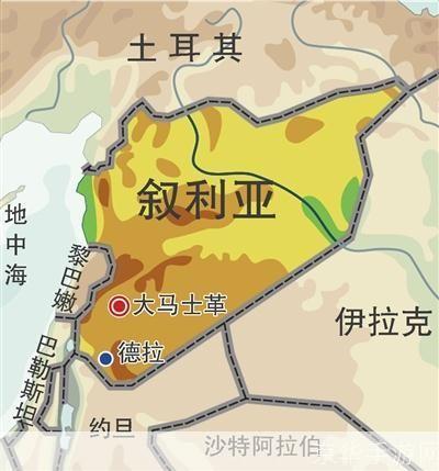 叙利亚地图中文版:深入了解中东地区的地理与历史