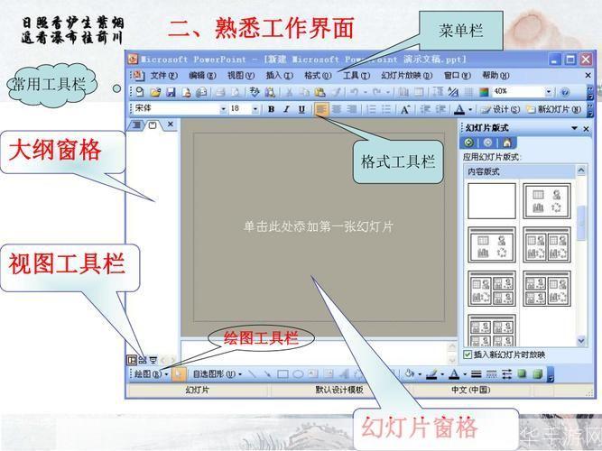 PowerPoint 2003的基本使用教程