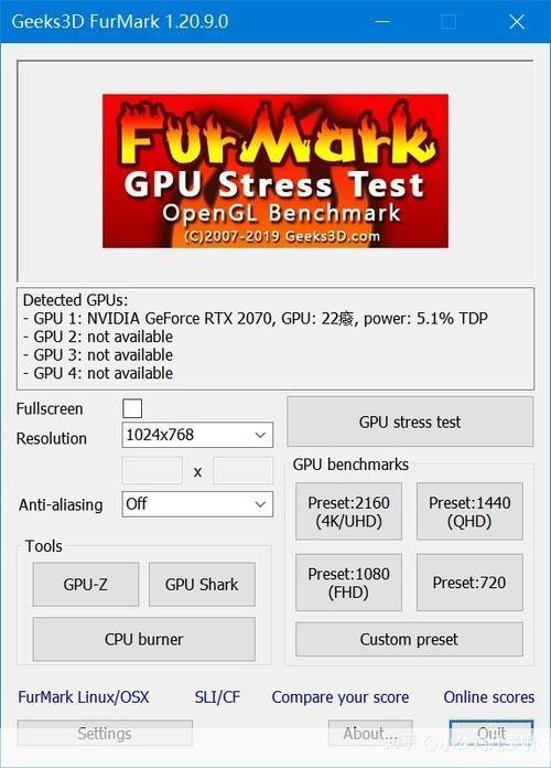 furmark中文版: FurMark中文版:一款强大的显卡压力测试工具