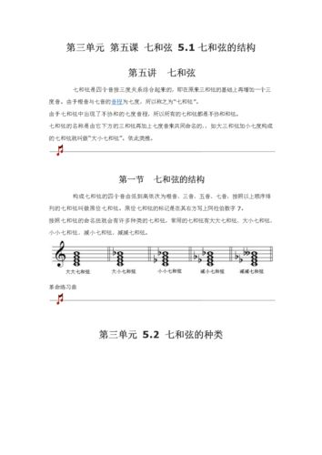 七音符的运用与理解
