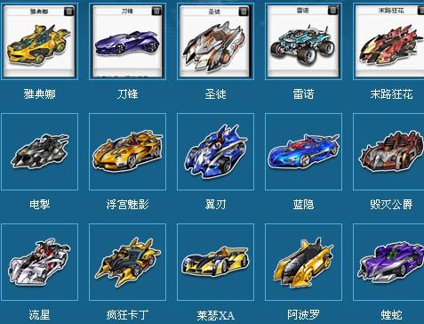 QQ飞车A车全览：性能与外观的双重魅力