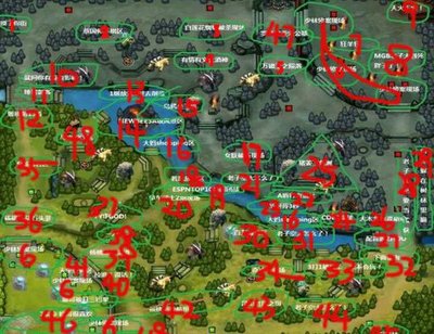 DOTA地图关键元素解析：草丛、塔与野区的战略价值