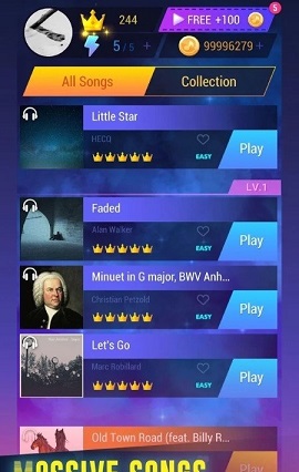 tap music