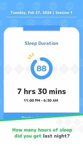 神奇宝贝睡眠