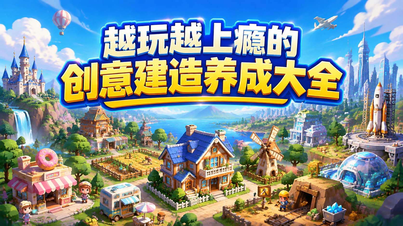 越玩越上瘾的创意建造养成大全