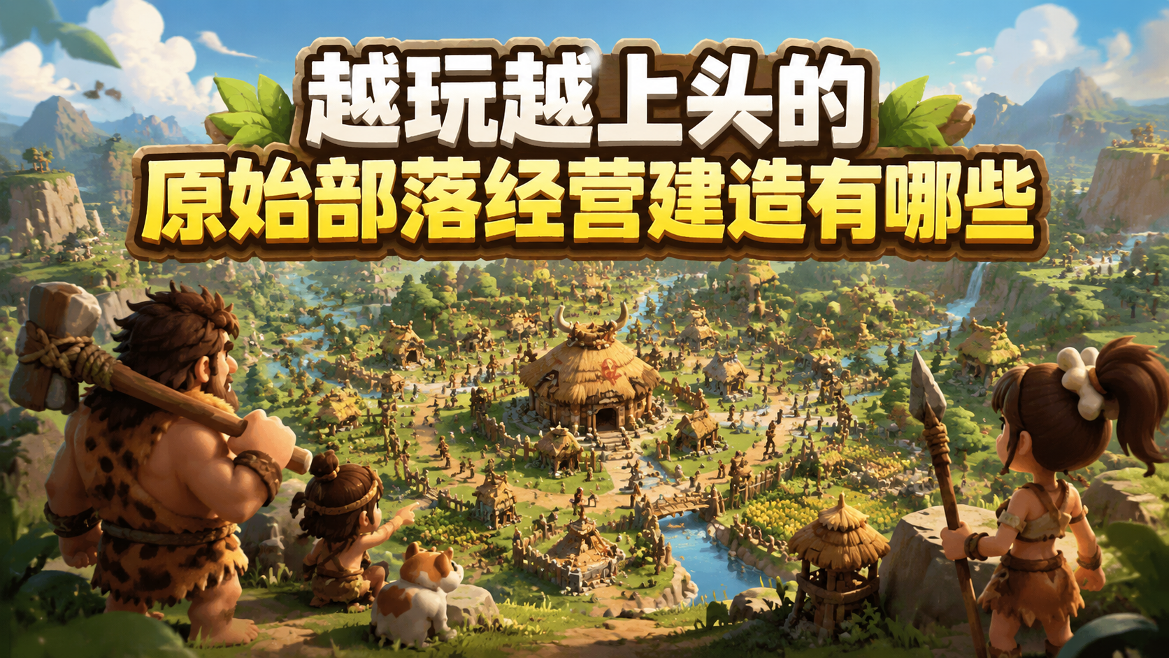 越玩越上头的原始部落经营建造有哪些