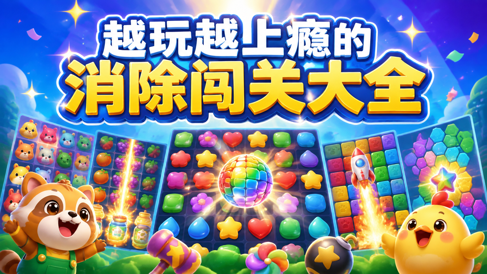越玩越上瘾的消除闯关大全