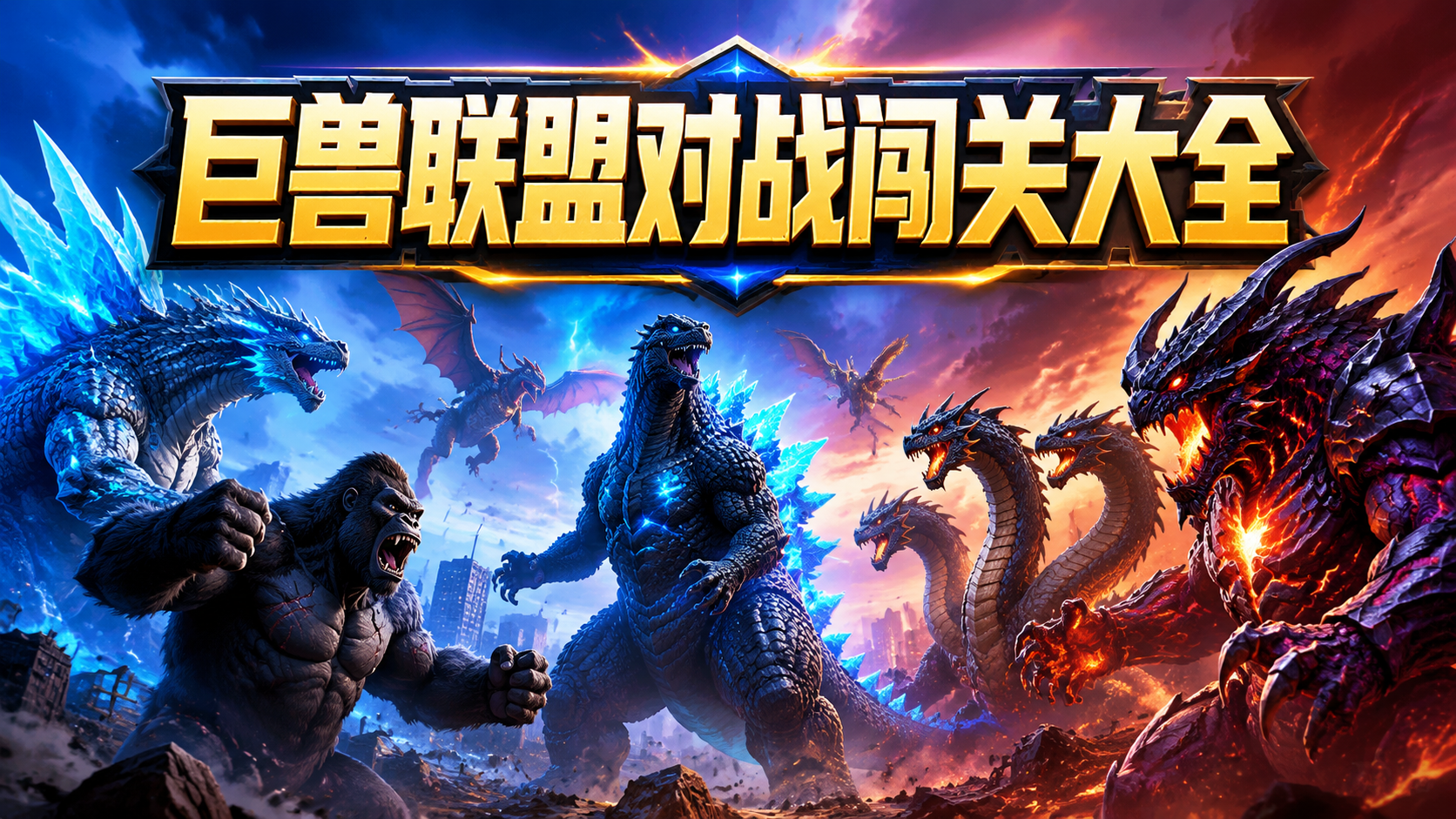 巨兽联盟对战闯关大全