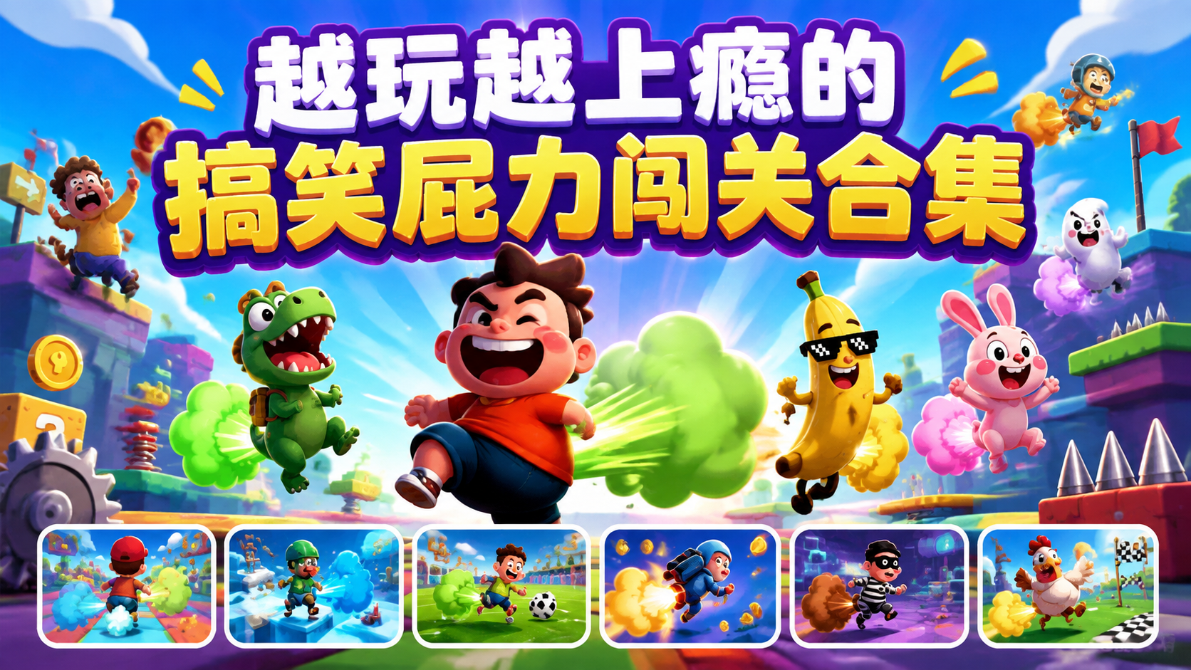 越玩越上瘾的搞笑屁力闯关合集