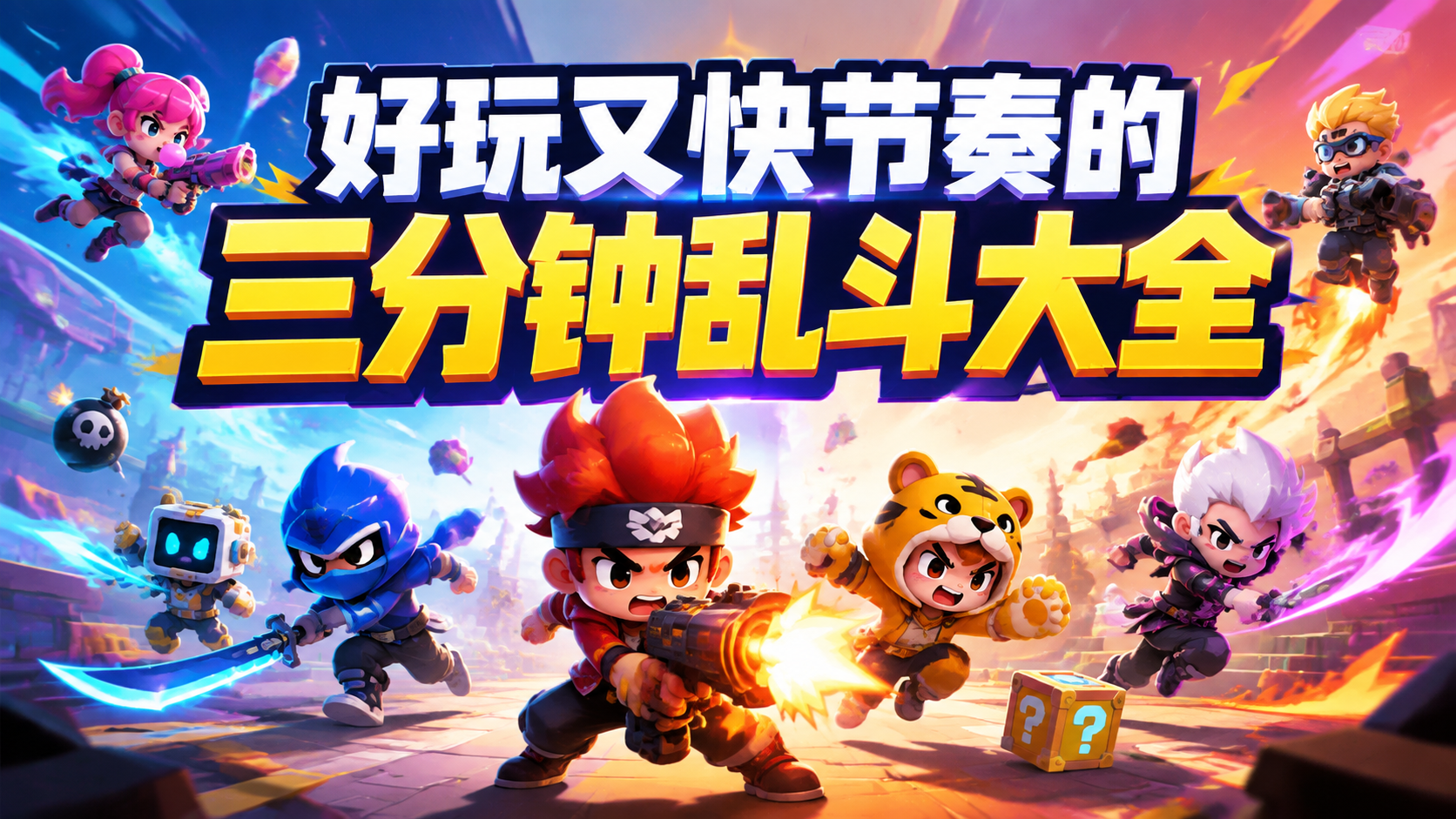 好玩又快节奏的三分钟乱斗大全