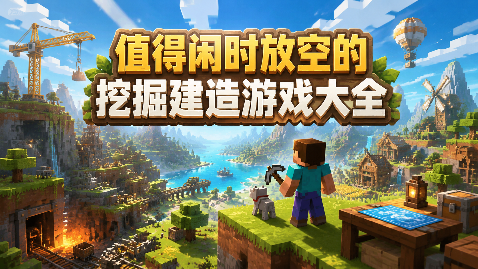 值得闲时放空的挖掘建造游戏大全