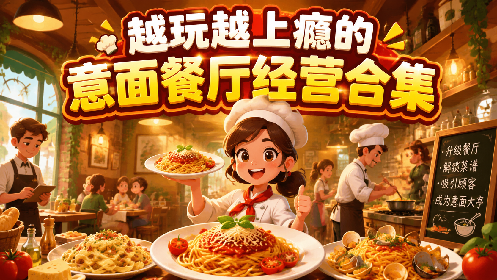 越玩越上瘾的意面餐厅经营合集