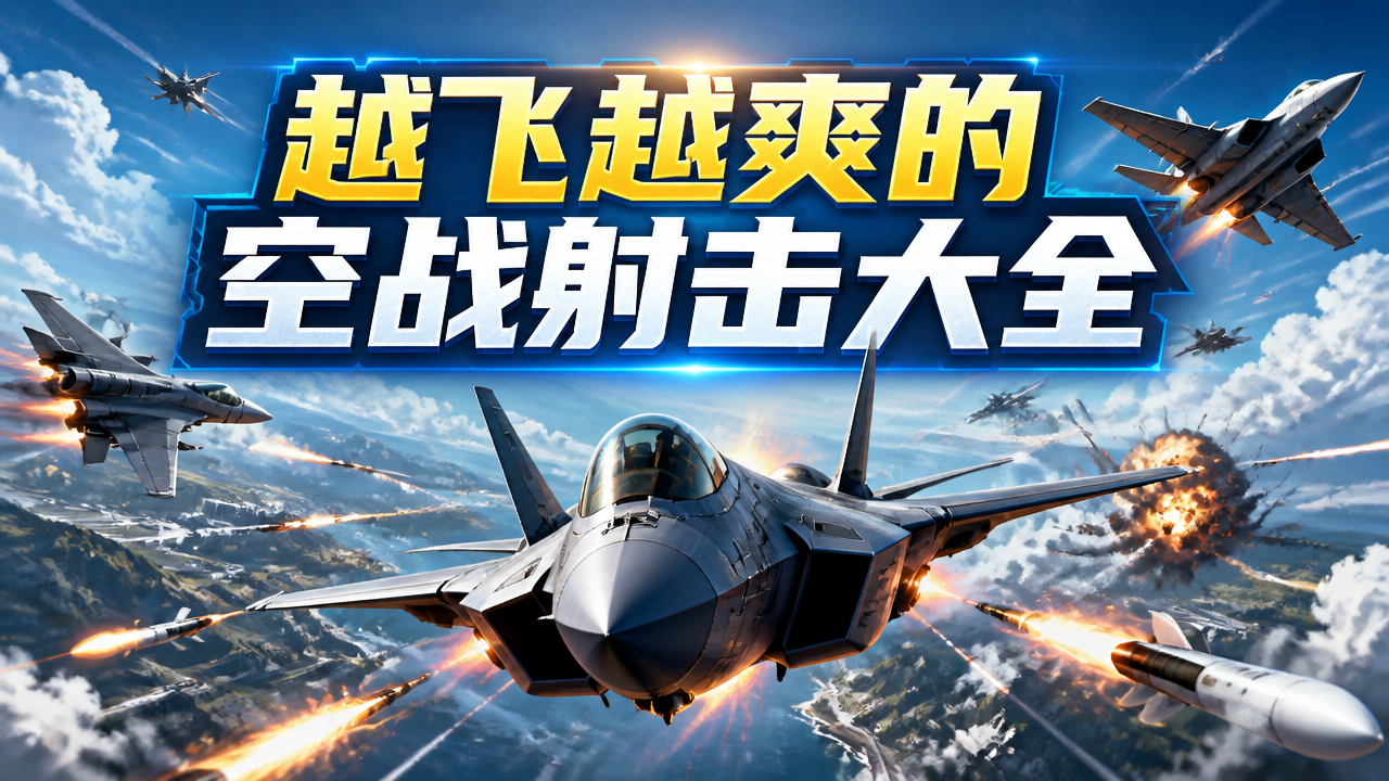 越飞越爽的空战射击大全