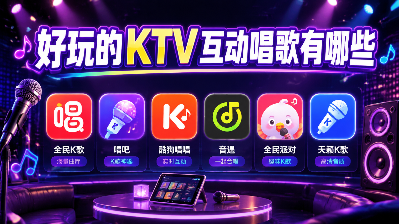 好玩的KTV互动唱歌有哪些
