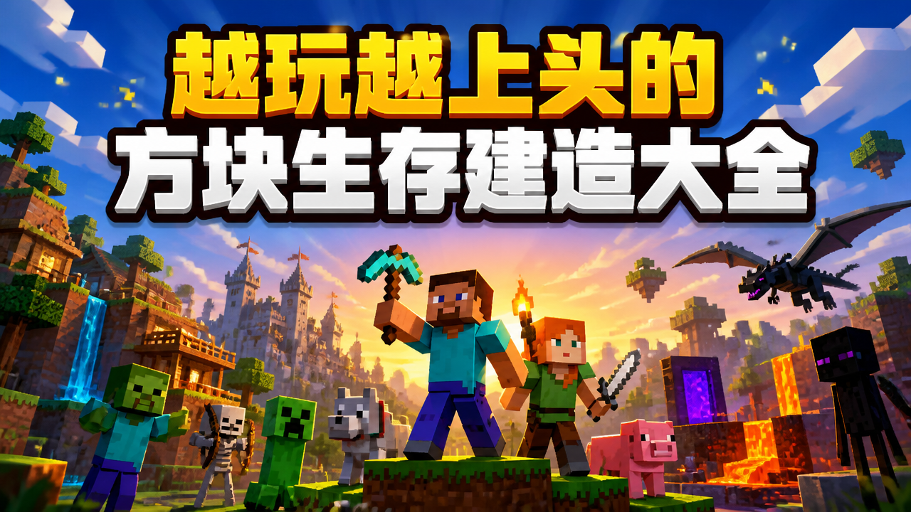 越玩越上头的方块生存建造大全