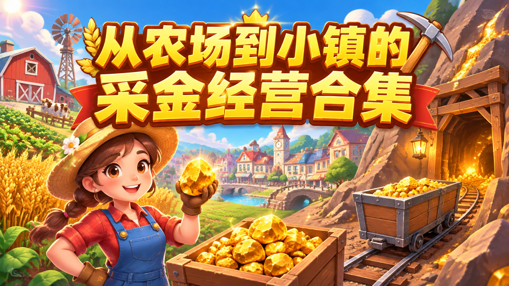 从农场到小镇的采金经营合集