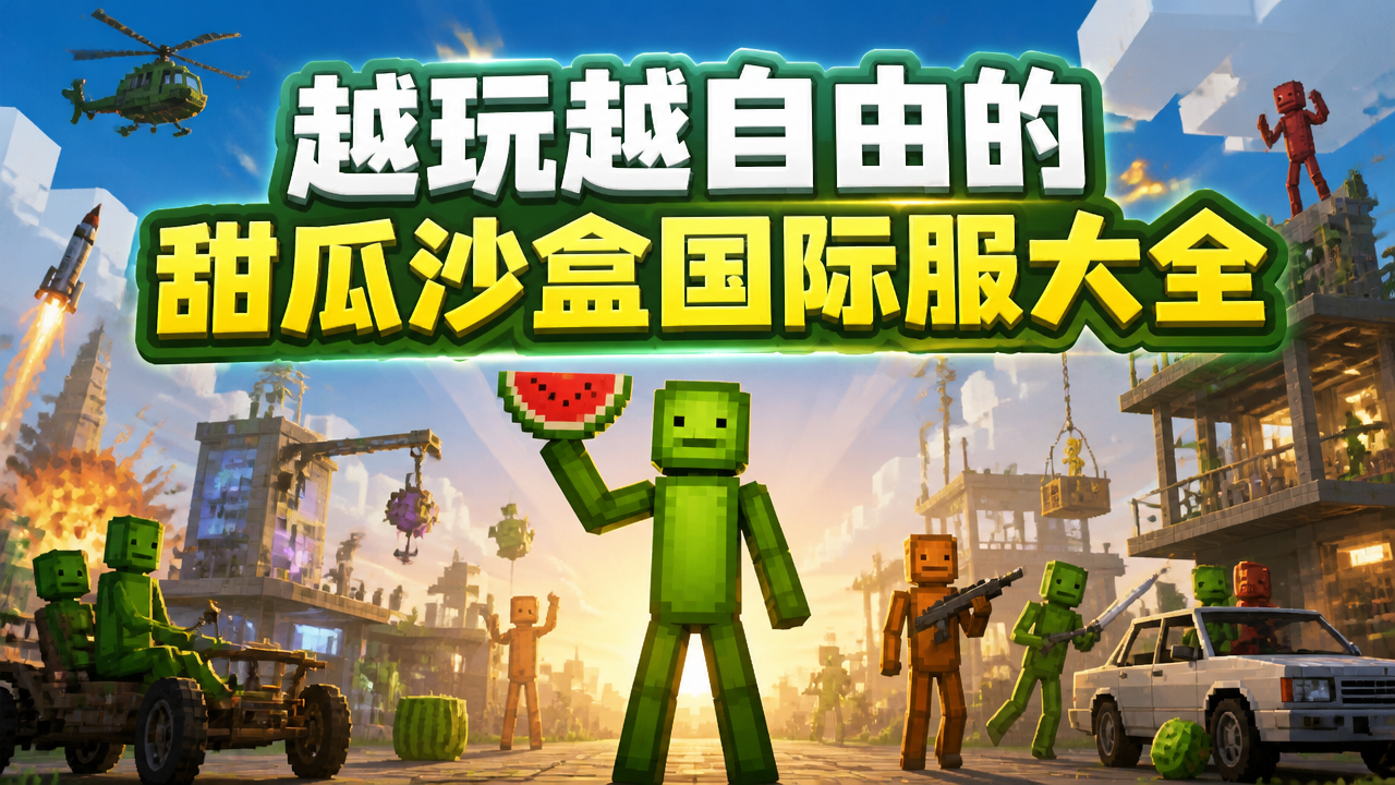 越玩越自由的甜瓜沙盒国际服大全