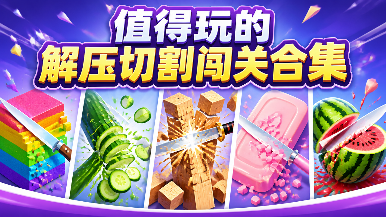 值得玩的解压切割闯关合集