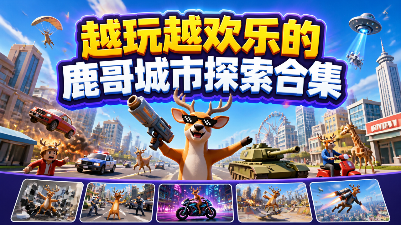 越玩越欢乐的鹿哥城市探索合集