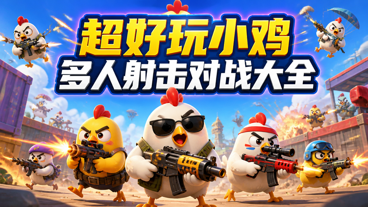 超好玩小鸡多人射击对战大全