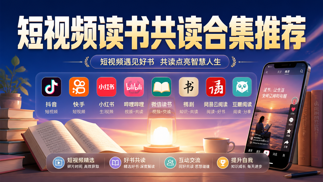 短视频读书共读合集推荐