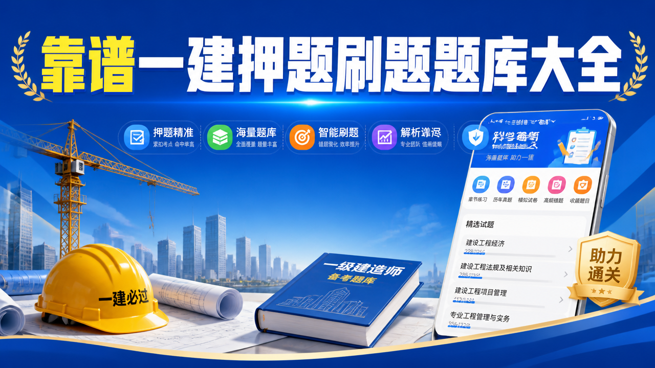 靠谱一建押题刷题题库大全