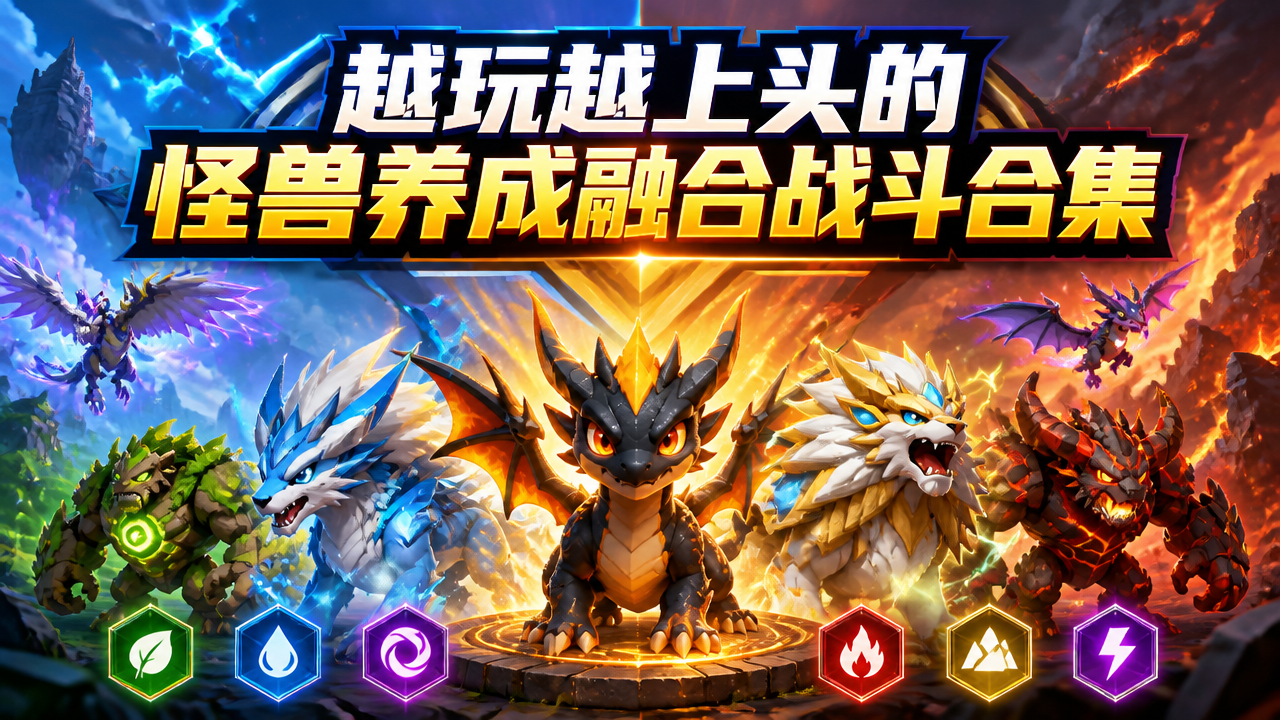 越玩越上头的怪兽养成融合战斗合集