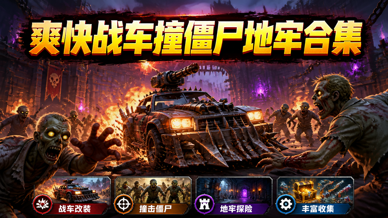 爽快战车撞僵尸地牢合集