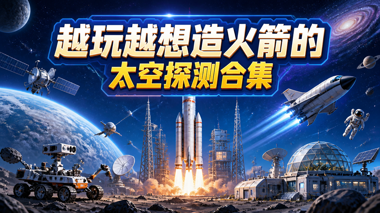 越玩越想造火箭的太空探测合集