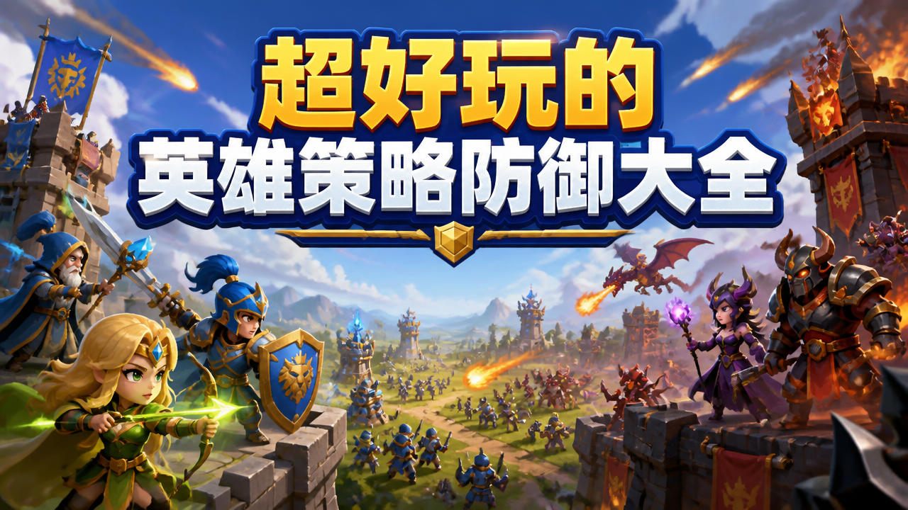 超好玩的英雄策略防御大全