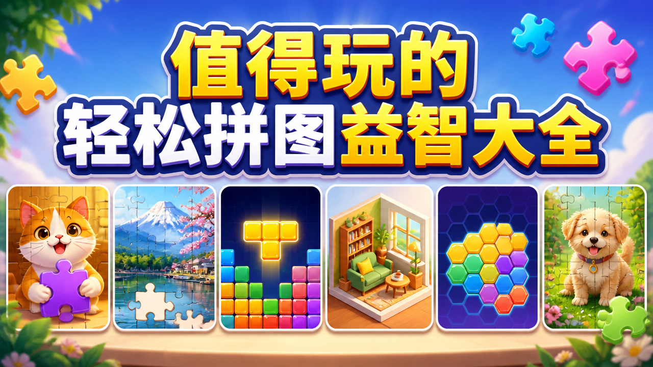 值得玩的轻松拼图益智大全