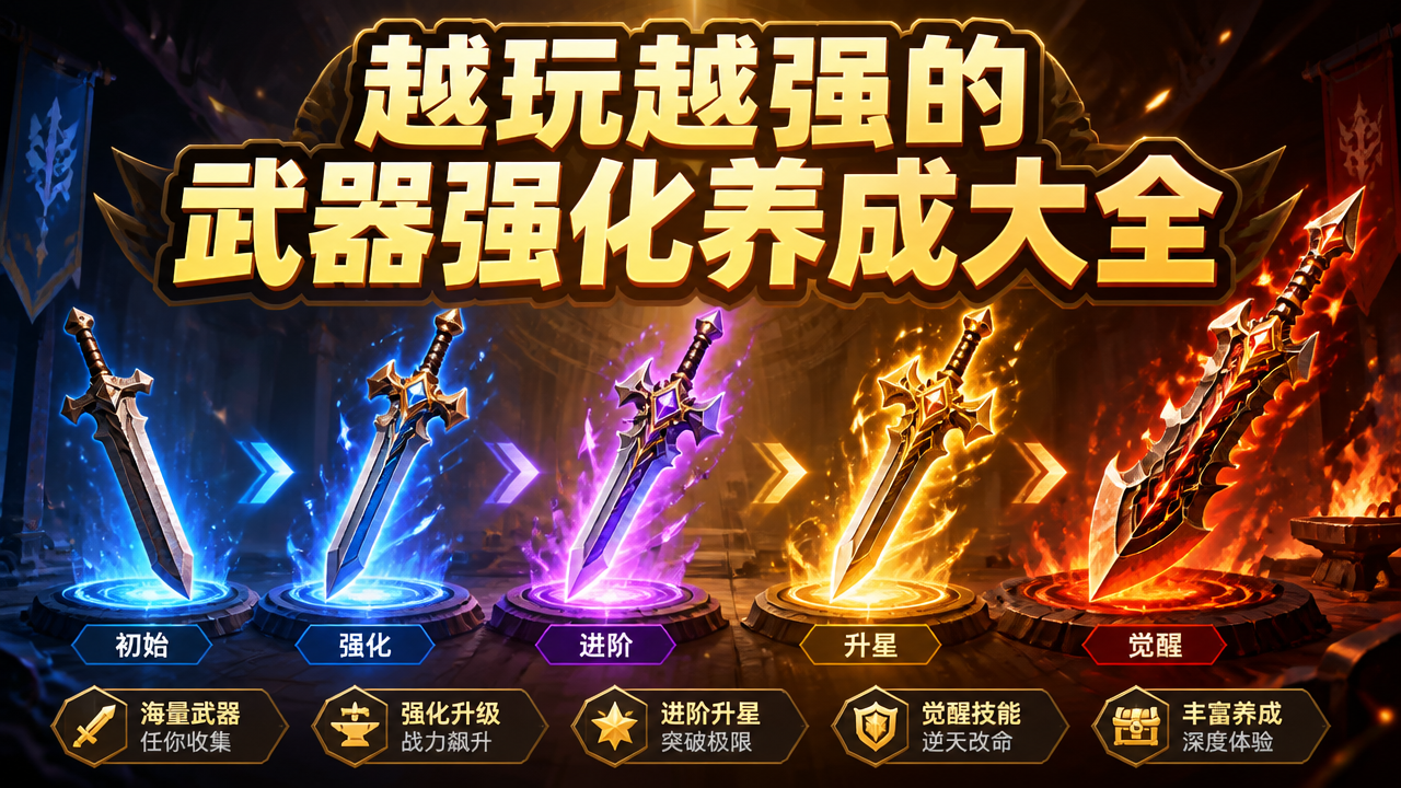 越玩越强的武器强化养成大全