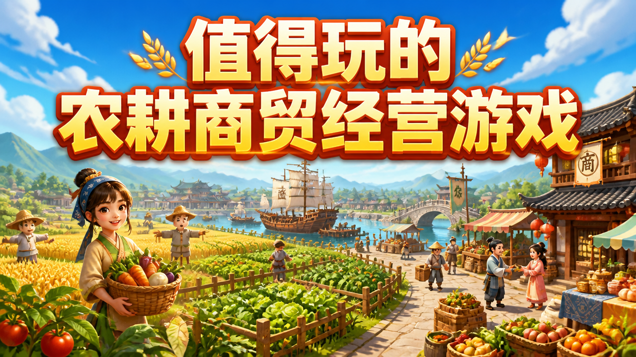 值得玩的农耕商贸经营游戏