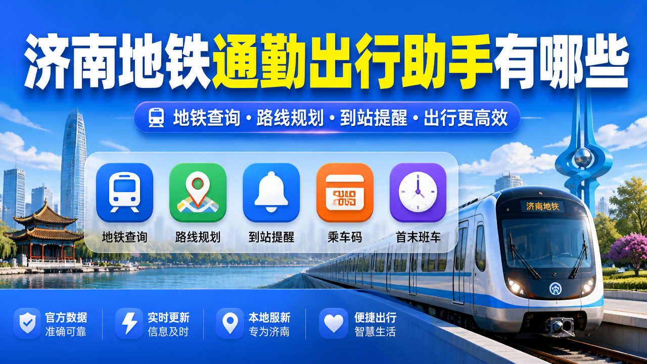 济南地铁通勤出行助手有哪些