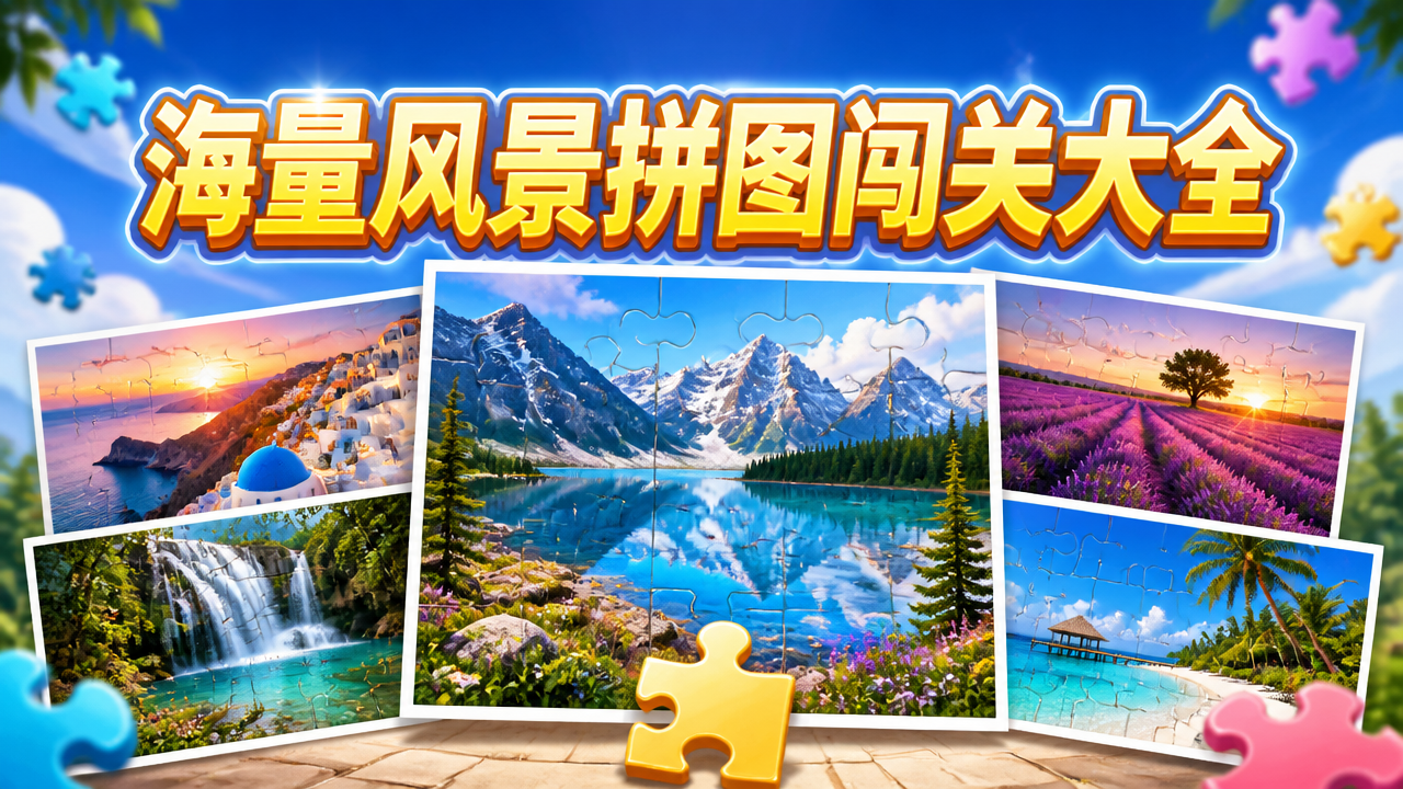 海量风景拼图闯关大全
