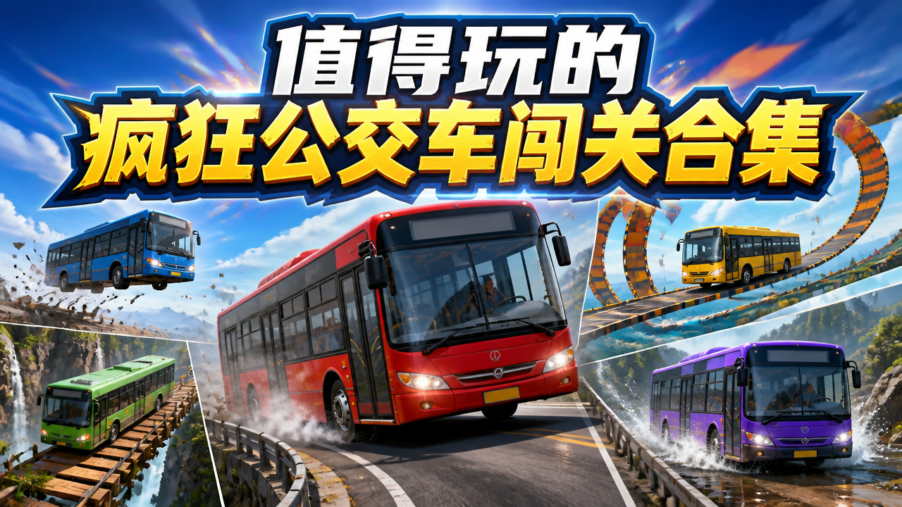 值得玩的疯狂公交车闯关合集